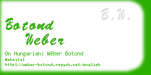 botond weber business card